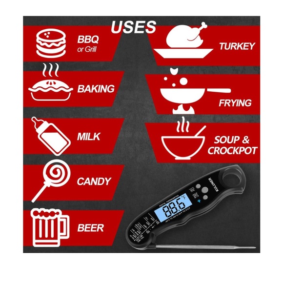 Waterproof Digital Instant Read Meat LCD Thermometer - Picture 4 of 6